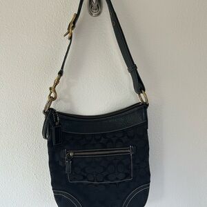 Black Coach Shoulder Bag